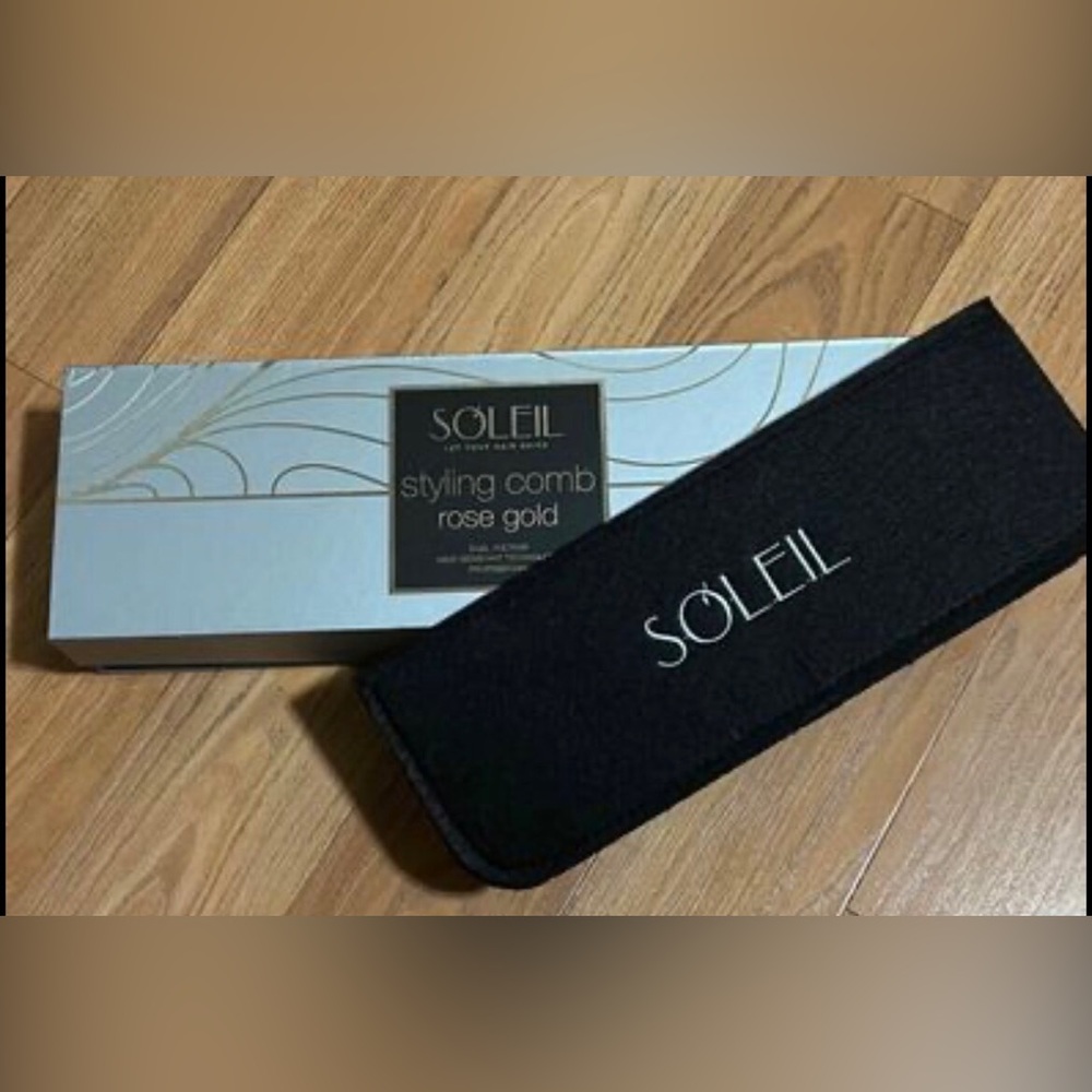 SOLEIL STYLING COMB ROSE GOLD *BRAND NEW*